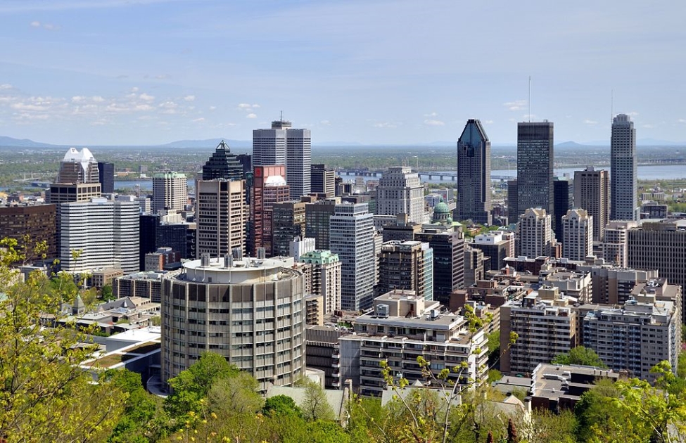 A view of Downtown Montreal in the daytime.