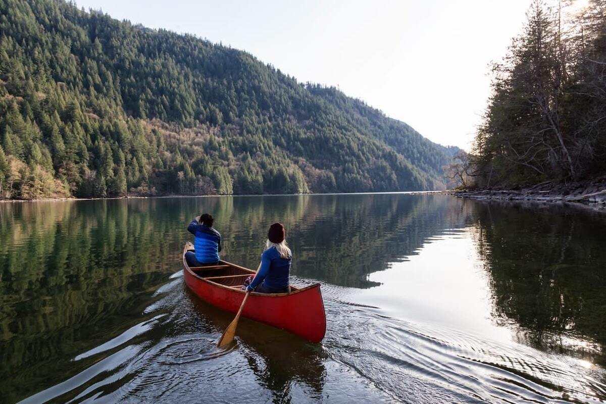 British Columbia on a clear day